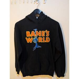 Bane's World Music Group Artist Indie Pop Graphic Shane Blanchard Hoodie Sz S
